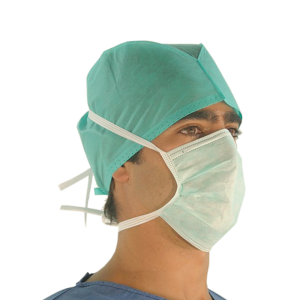 Zaštitne maske kirurške troslojne na vezanje TIP II boja ZELENA - 50 kom