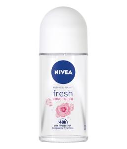 Nivea Fresh Rose Touch antiperspirant roll on za žene, 50 ml