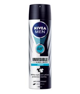 Nivea Men dezodorans Black & White invisible Fresh 150 ml