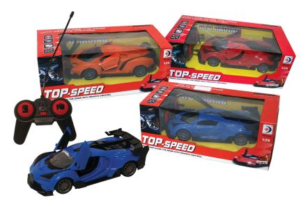 Dika Toys Auto na daljinski Top Speed sa svijetlima RC 1:24 Plava