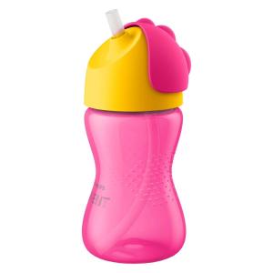 Philips Avent bočica sa slamkom, 300 ml Roza