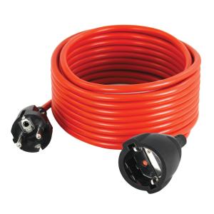 Commel produžni kabel s utikačem i natikačem "šuko", H05VV-F 3G1,5 / 25 m