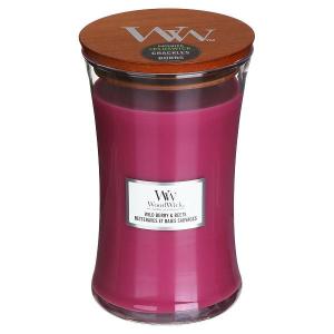 WoodWick mirisna svijeća Classic Large Wild Berry & Beets (gori 180 sati)