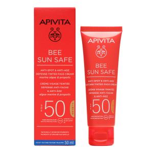 Apivita Bee Sun Safe krema za lice protiv mrlja & starenja SPF50 50 ml/21