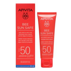 Apivita Bee Sun Safe tonirana krema za lice  protiv mrlja & starenja SPF50 50 ml/21