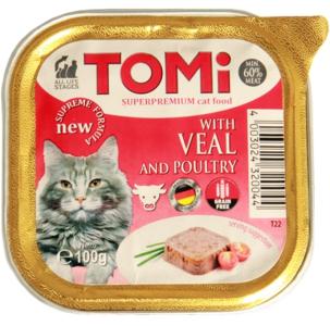 Tomi cat pašteta, teletina/perad, 100 g