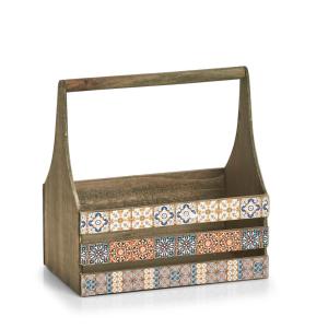 Zeller Kutija za odlaganje "Mosaic" s drškom 31 x 19 x 32 cm