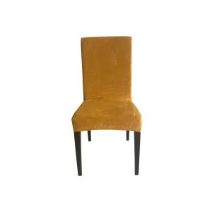Navlaka za stolicu rastezljiva Velvet 45 x 52 cm,  Žuta