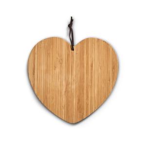 Zeller Daska za rezanje "Heart", bambus, 28x26,5x1,5cm
