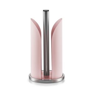 Zeller Držač za kuhinjski papir, metalni, roze boje, 15x30,5 cm