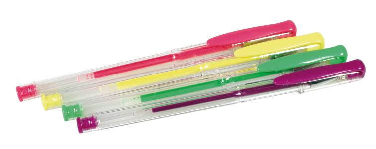 Kemijske olovke u boji, 4 kom