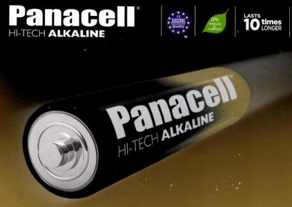 Panacell alkalne baterije, blister 4/1, HI-TECH, AAA, 1,5V