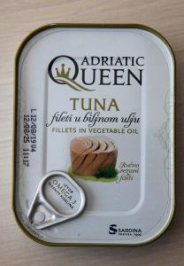 Adriatic Queen Tuna fileti u biljnom ulju, 18 x 105g