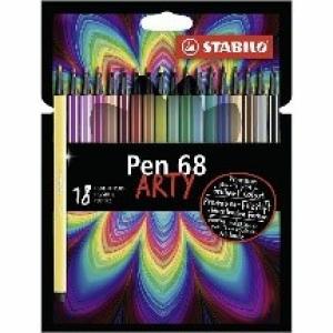 Stabilo flomaster pen 68 18 kom arty