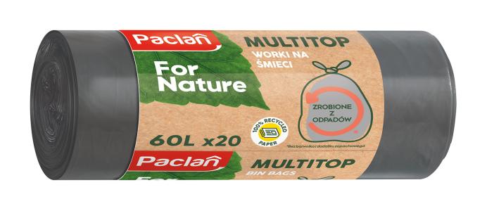 Paclan nature vreće za smeće  60 L /20 kom.