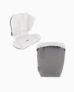 Twistshake obloga za kolica + štitnik za noge Grey