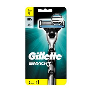 Gillette Mach3 brijač + zamjenske britvice, 2 kom