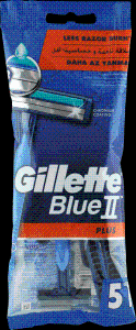 Gillette BlueII jednokratne britvice, 5 kom