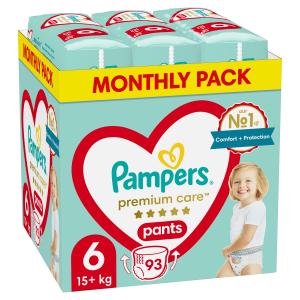 Pampers Premium Care pants MSB veličina 6 (15 kg+) 93 kom
