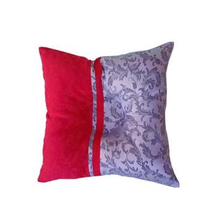 Jastuk za sjedenje punjen heljdom  Crvena/Siva (40 x 40) + GRATIS vrećica lavande