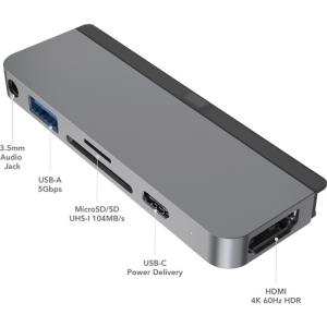 HyperDrive 6 u 1 USB-C HUB za iPad Pro, iPad Air, iPad Mini, space grey