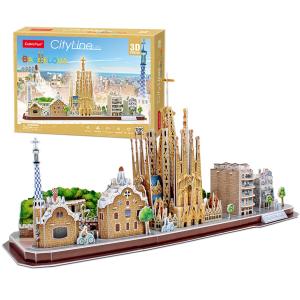 Cubicfun 3D puzle City Line Barcelona
