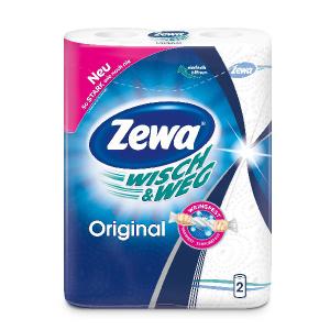 Zewa Wish&Weg kuhinjski papirnati ručnici bijeli, 45 listova