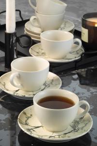 Set porculanskih šalica za čaj ARIELLA, 12-dijelni