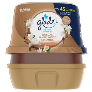 Glade® Fragranced bathroom gel Sensual Sandalwood & Jasmine osvježivač zraka