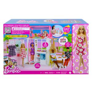 Barbie kuća s lutkom